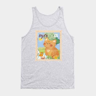 The Zoo Celebrity Oyen, The Orange Cat Tank Top